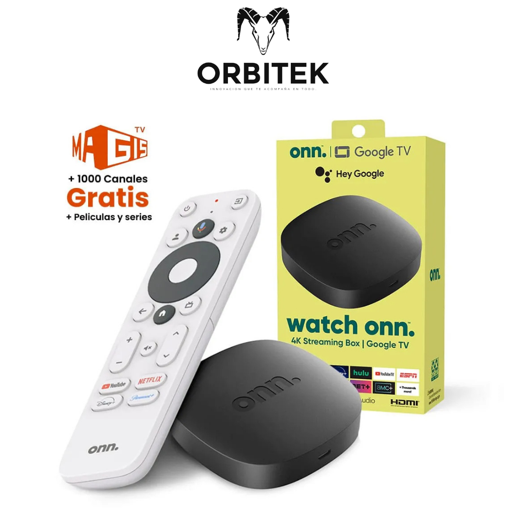 ONN GOOGLE TV + GRATIS TECLADO BLUETOOTH